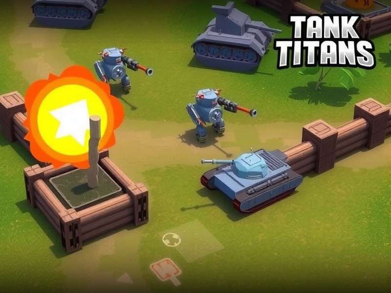 Intense Tank Battles in Tank Titans Tank Titans Gameplay Screenshot